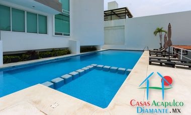 Depa con terraza y vista parcial al mar