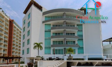 Depa con terraza y vista parcial al mar