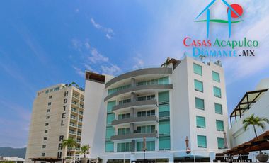 Depa con terraza y vista parcial al mar