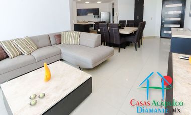 Depa con terraza y vista parcial al mar