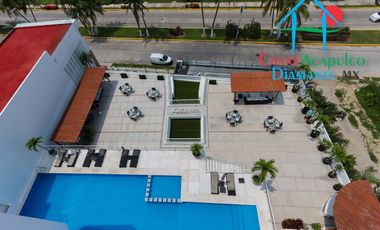 Depa con terraza y vista parcial al mar