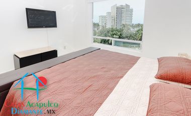 Depa con terraza y vista parcial al mar