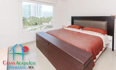 Depa con terraza y vista parcial al mar