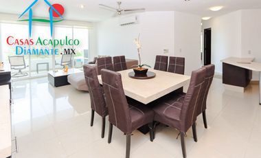 Depa con terraza y vista parcial al mar