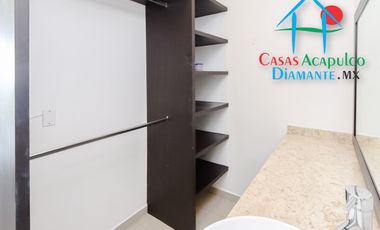 Depa con terraza y vista parcial al mar