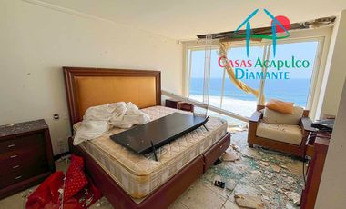 Departamento de playa en oportunidad por Otis. Terraza con jacuzzi y vista frontal al mar