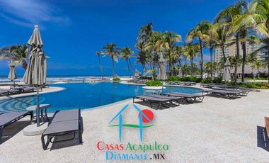 Departamento de playa en oportunidad por Otis. Terraza con jacuzzi y vista frontal al mar