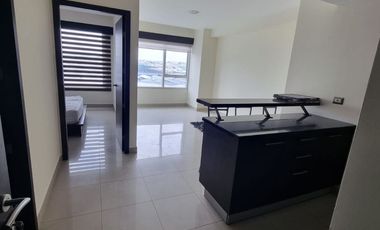 Suite en Alquiler en el Edificio City Suites, 1 Habitación, 1 Baño, Piscina, Gimnasio, Parqueo, Seguridad.