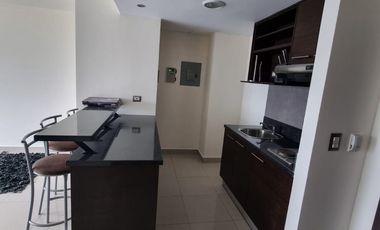 Suite en Alquiler en el Edificio City Suites, 1 Habitación, 1 Baño, Piscina, Gimnasio, Parqueo, Seguridad.