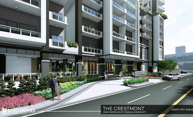 Preselling 2 bedroom 1 Bathrooms The Crestmont Condo For Sale in EDSA Quezon Ave