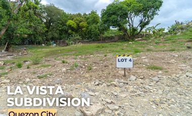 For Sale Lot 4 1,334sqm Residential Lot in La Vista Subdivision