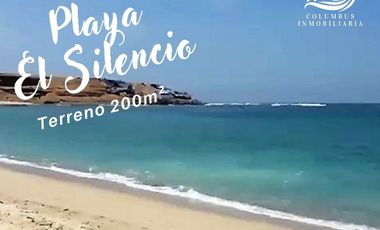 PLAYA EL SILENCIO - TERRENO en venta de 201m² - 1ra. FILA con 2 FRENTES (Inscrito en SUNARP) Punta Hermosa