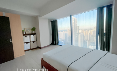 For Sale: Three Central Makati 1-BEDROOM Condo with Parking in Salcedo Village Makati City
