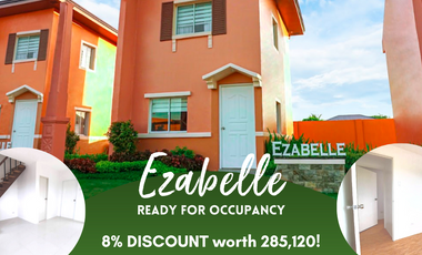 2-BEDROOM EZABELE READY FOR OCCUPANCY HOUSE AND LOT FOR SALE IN CAMELLA BAIA | LOS BANOS, LAGUNA