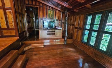 Teak Wooden Thai house 2-Bedroom with big trees surround