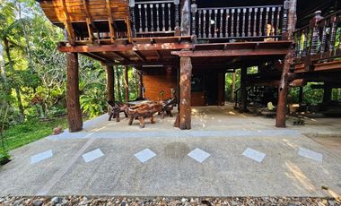 Teak Wooden Thai house 2-Bedroom with big trees surround