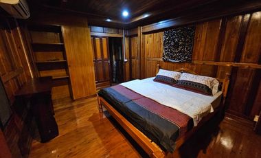 Teak Wooden Thai house 2-Bedroom with big trees surround