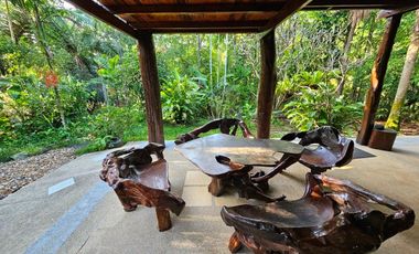 Teak Wooden Thai house 2-Bedroom with big trees surround