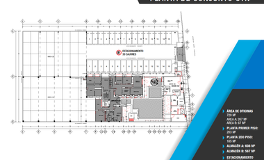 EDIFICIO Corporativo en VENTA, Crretera 57 (SLP-Mty) Terreno, 2,824m2, 720m2 de oficinas, Almacenes1175m2 almacenes, $40M