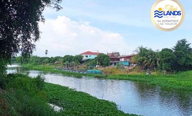 URGENT SALE!!! - LOVELY SMALL AYUTTHAYA LOT WITH 2O METERS ALONG THE NOI RIVER!!!