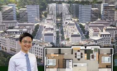 Preselling 2 bed with balcony in 9 Central Park in Northwin Global city condo for sale in Marilao, Bulacan