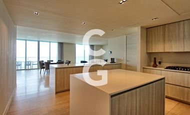 Departamento en Renta en Cancún en SLS Harbour Beach con vista al mar