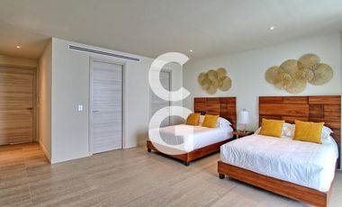 Departamento en Renta en Cancún en SLS Harbour Beach con vista al mar