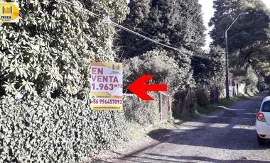 EN VENTA TERRENO URBANO 1963 MTS2 CERCANO A NUEVO HOSPITAL DE  VILLARRICA