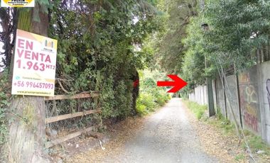 EN VENTA TERRENO URBANO 1963 MTS2 CERCANO A NUEVO HOSPITAL DE  VILLARRICA