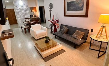 DEPARTAMENTO NUEVO CON VISTA AL MAR, AMUEBLADO FRACCIONAMIENTO VIRGINIA