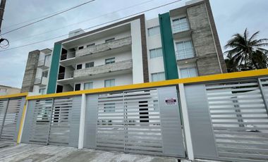 DEPARTAMENTO NUEVO CON VISTA AL MAR, AMUEBLADO FRACCIONAMIENTO VIRGINIA