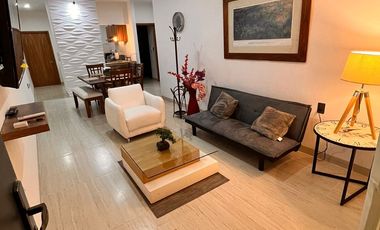 DEPARTAMENTO NUEVO CON VISTA AL MAR, AMUEBLADO FRACCIONAMIENTO VIRGINIA