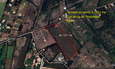 VENDO TERRENO 2.1351 Ha PARA CASA DE CAMPO, MALA, CAÑETE, PERÚ