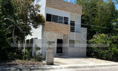 HERMOSA Y BIEN EQUIPADA CASA EN RENTA-VENTA Puerto Morelos
