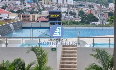 ARRIENDO AMOBLADO 1 ALCOBA  CAÑAVERAL PISCINA