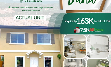 4 Bedrooms House and Lot Ready For Occupancy at Camella Cerritos Mintal, Davao City