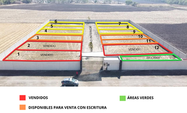 lotes de terreno a una cuadra de av. tecnologico cerca de parque bicentenario