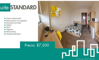 Estudios amueblados a 15 metros de la Udlap