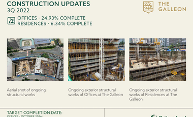 For Sale: 2 Whole Floor Office (22 Parking Slots) 1,556 sqm Offices at the Galleon, Ortigas Bus. Dist.