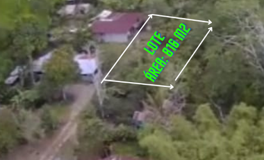 SE VENDE TERRENO 816M2, VIA PUERTO NAPO, TENA - NAPO - ECUADOR