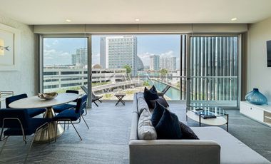 Departamento Amueblado en Renta, Riva Condos Puerto Cancún, Quintana Roo.