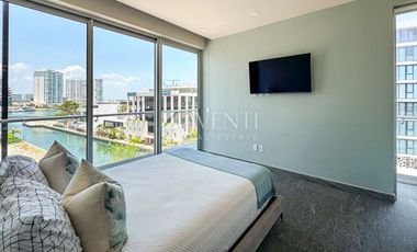 Departamento Amueblado en Renta, Riva Condos Puerto Cancún, Quintana Roo.