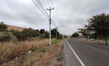 terreno 6000m2 de venta en la vía portoviejo manta