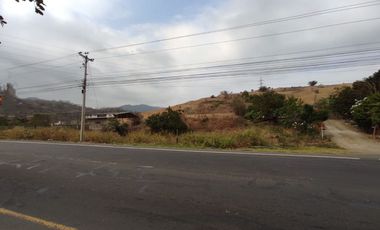 terreno 6000m2 de venta en la vía portoviejo manta