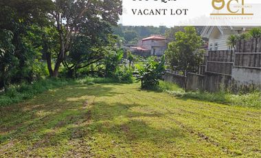 Ayala Alabang Village Vacant Lot for Sale