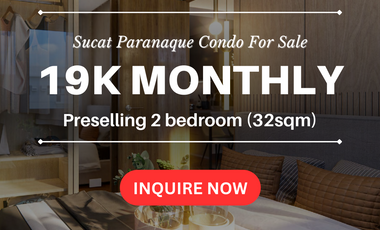 2 Bedroom Preselling 19k Monthly Sucat Condo For Sale By SMDC Metro Manila