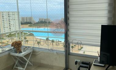 Impecable departamento Amoblado en Laguna Bahia, Algarrobo Norte