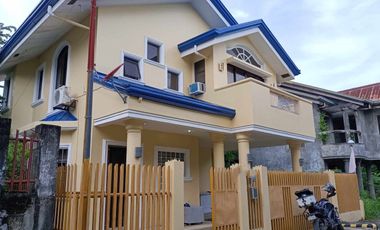 2 storey house inside subdivision 4bedrooms furnished P35K