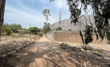 SE VENDE TERRENO 1022.7 M² - ASOCIACIÒN PRO VIV. PROPIA CASA HUERTA CHOSICA LURIGANCHO
