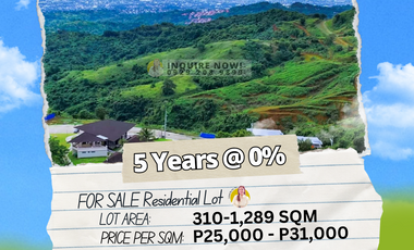 5 YEARS @ 0% INTEREST INSTALLMENT LOT FOR SALE IN ANTIPOLO CITY #SUNVALLEYESTATES #THEPERCHANTIPOLO